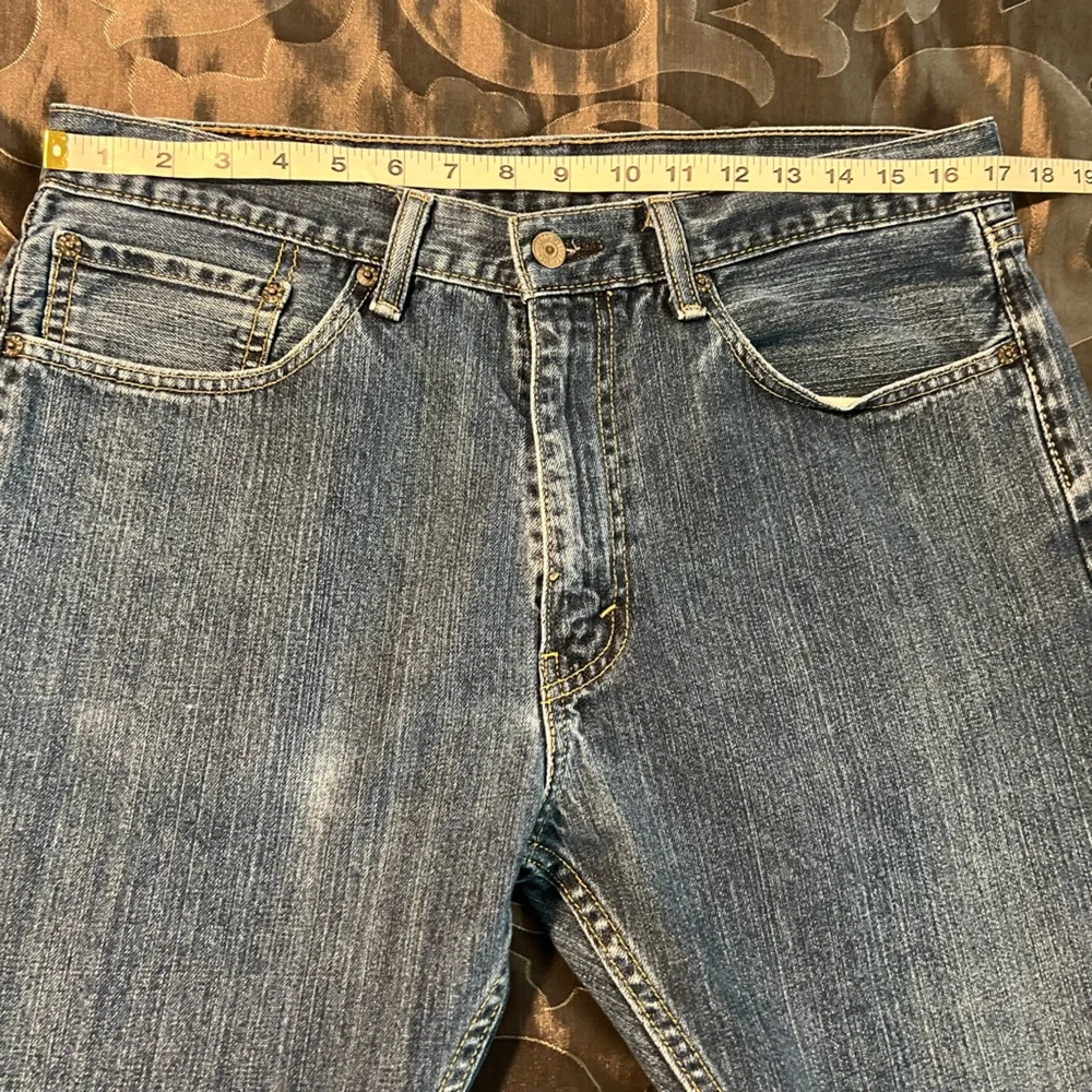 Levi's 505 Men's Dark Blue Straight Jeans 36x34